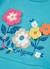 Robe en molleton imprimée fleurs Bleu 3 - vertbaudet enfant 