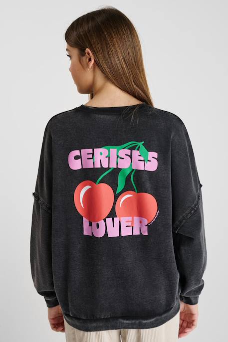 Sweat-shirt capuche julesgi Black 6 - vertbaudet enfant 