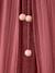 Ciel de lit en gaze de coton avec pompons beige poudré+cannelle+rose+rose+vert sauge 16 - vertbaudet enfant 
