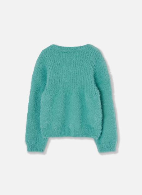 Pull fille Vert 3 - vertbaudet enfant 