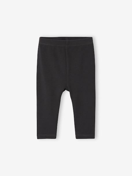 Ensemble bébé fille 3 pièces sweat + legging + bandeau personnalisable anthracite+Léopard+marine 3 - vertbaudet enfant 