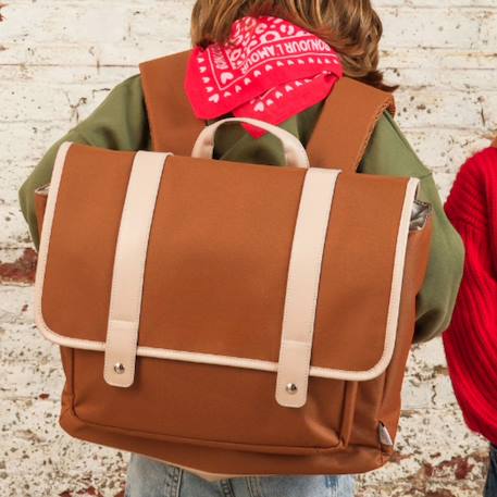 Cartable a4 primaire 38 cm Beige, marron+Marron, beige+Rouge, rose 9 - vertbaudet enfant 