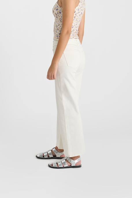 Pantalon flare en jeans alexgi White 3 - vertbaudet enfant 