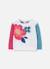 Pull fille imprimé fleurs Blanc 3 - vertbaudet enfant 
