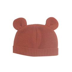 -Bonnet en maille avec des petites oreilles