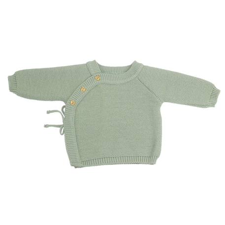 Brassière bébé en maille #a0b5a5+#b27068+#d6bab2+#ffffff 2 - vertbaudet enfant 