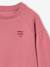 Robe bi-matière fille anthracite+corail+écru+mauve+vert sauge 14 - vertbaudet enfant 