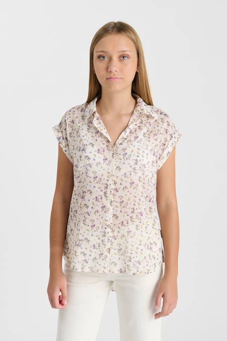 Fille-Chemise, blouse, tunique-Chemise saphogi