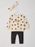 Ensemble bébé fille 3 pièces sweat + legging + bandeau personnalisable anthracite+Léopard+marine 8 - vertbaudet enfant 