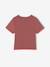 Lot de 2 T-shirts courts fille encre+vieux rose 9 - vertbaudet enfant 
