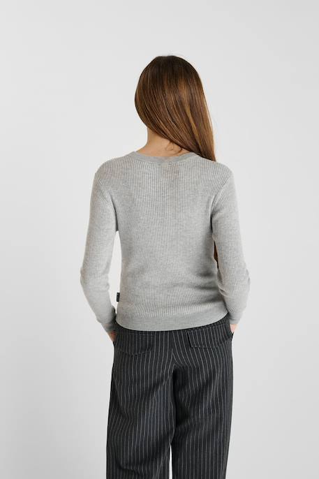 Pull stefygi Grey melange 4 - vertbaudet enfant 
