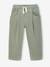 Pantalon fille velours forme loose Léopard+vert de gris+vieux rose 7 - vertbaudet enfant 