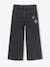Jean large fille denim noir 2 - vertbaudet enfant 