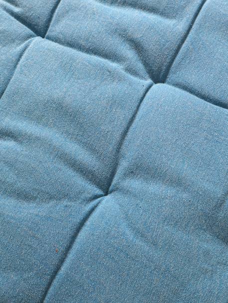 Matelas de sol en coton bleu jean 3 - vertbaudet enfant 