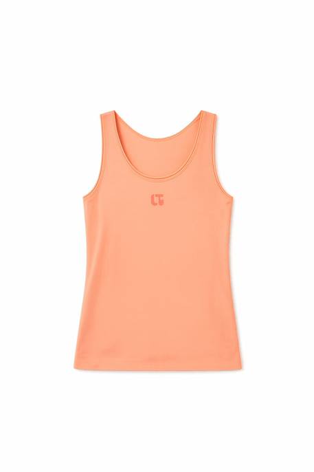 Debardeur benjigi Orange fluo 2 - vertbaudet enfant 