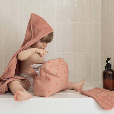 Cape de bain #9e724c+#b27068+#e0cda9 5 - vertbaudet enfant 