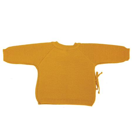 Trousseau naissance bébé en maille #a0b5a5+#b27068+#edbe00+#ffffff 13 - vertbaudet enfant 