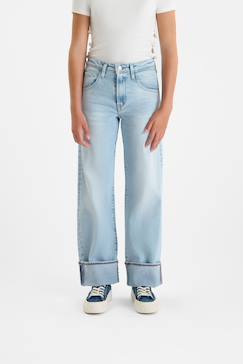 -Jean droit revers, longueur 34