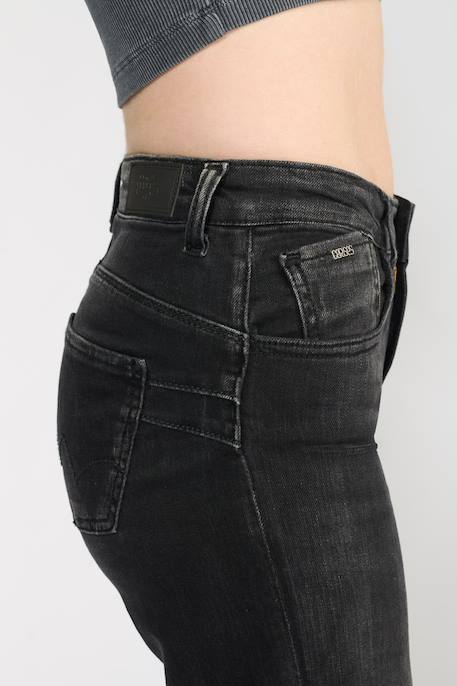 Jeans bootcut pulp slim, longueur 34 Black / black 6 - vertbaudet enfant 