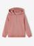 Sweat zippe fille à capuche marine+vieux rose 5 - vertbaudet enfant 