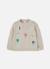 Pull bébé fille brodé d'arbres Beige 1 - vertbaudet enfant 