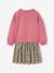 Robe bi-matière fille anthracite+corail+écru+mauve+vert sauge 13 - vertbaudet enfant 