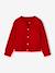 Gilet boutonné manches longues rouge 1 - vertbaudet enfant 