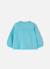 Sweat-shirt bébé fille en molleton imprimé fleurs Bleu 2 - vertbaudet enfant 