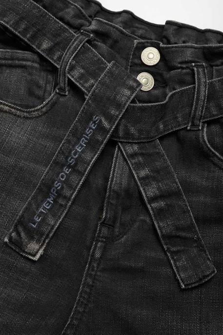 Jeans loose, large boyfit, longueur 34 Black / black 4 - vertbaudet enfant 