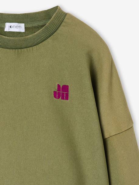 Sweat fille olive 3 - vertbaudet enfant 