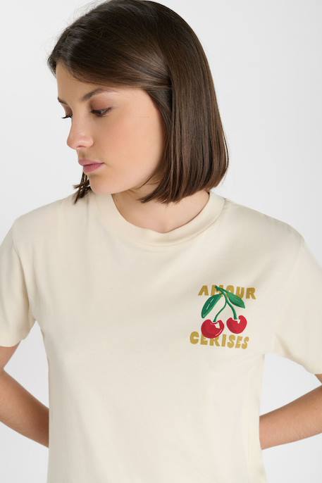 Tee-shirt aryagi Cream 6 - vertbaudet enfant 