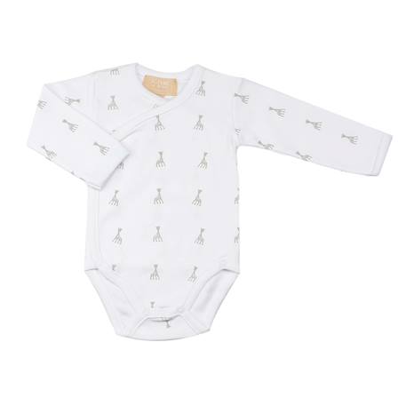 Body bébé ouverture croisé sophie la girafe® #b0cce6+#f2dddb+#ffffff 7 - vertbaudet enfant 