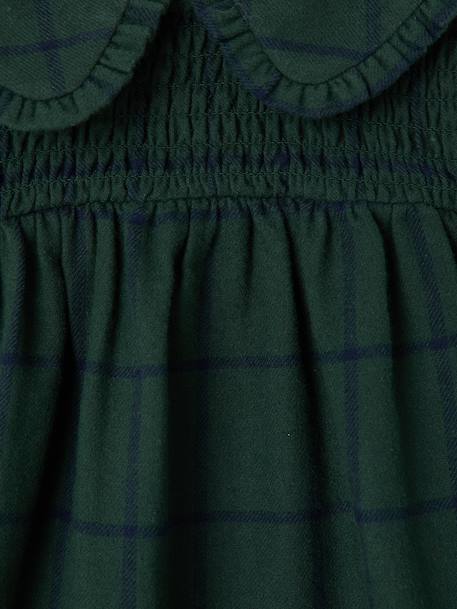 Robe bébé en flanelle vichy terracotta+vert 10 - vertbaudet enfant 