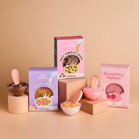 Bol magique pour poupée céréales Blanc, jaune, rose+Rose, corail 6 - vertbaudet enfant 