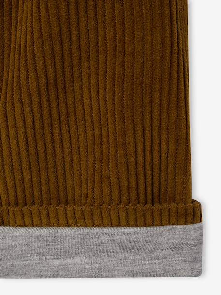 Pantalon large garçon cappuccino+lichen 15 - vertbaudet enfant 