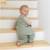 Turbulette à pieds bébé #a0b5a5+#e0cda9 2 - vertbaudet enfant 