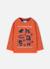T-shirt garçon maille imprimé animaux Orange 2 - vertbaudet enfant 