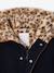 Manteau fille à capuche camel+marine 8 - vertbaudet enfant 