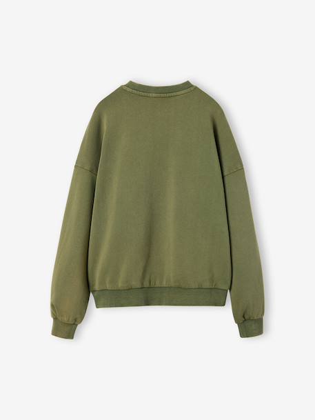 Sweat fille olive 2 - vertbaudet enfant 
