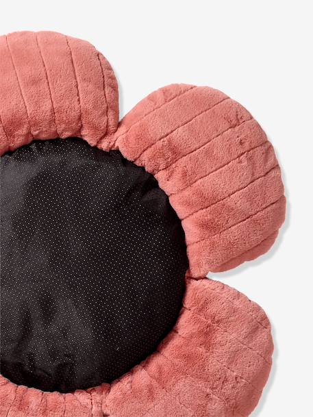 Coussin de sol fausse fourrure fleur rose poudré 5 - vertbaudet enfant 
