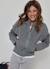 Veste fille en molleton avec fermeture éclair Gris 1 - vertbaudet enfant 