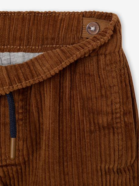 Pantalon large garçon cappuccino+lichen 6 - vertbaudet enfant 