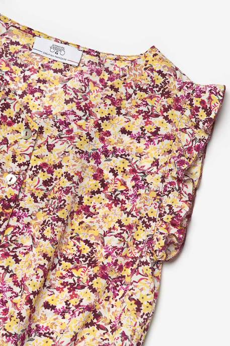 Combinaison short yogagi Yellow flowers 4 - vertbaudet enfant 