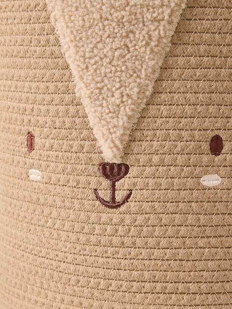 Panier en corde de coton écureuil moka 3 - vertbaudet enfant 