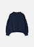 Sweat-shirt fille molleton imprimé fleurs Bleu 3 - vertbaudet enfant 
