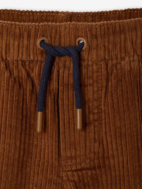 Pantalon large garçon cappuccino+lichen 5 - vertbaudet enfant 