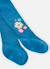 Collant imprimé de fleurs Bleu 2 - vertbaudet enfant 