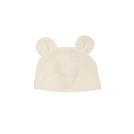 Bébé-Accessoires-Chapeau-Bonnet en maille avec des petites oreilles