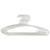 Lot de 6 cintres enfant blanc plastique Blanc+Bleu+Gris+Rose 5 - vertbaudet enfant 