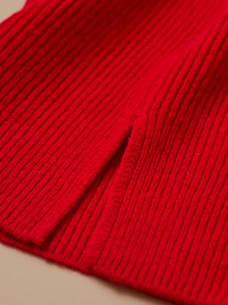 Snood en laine mérinos enfant Brun chine+Cerise+Gris chine 4 - vertbaudet enfant 